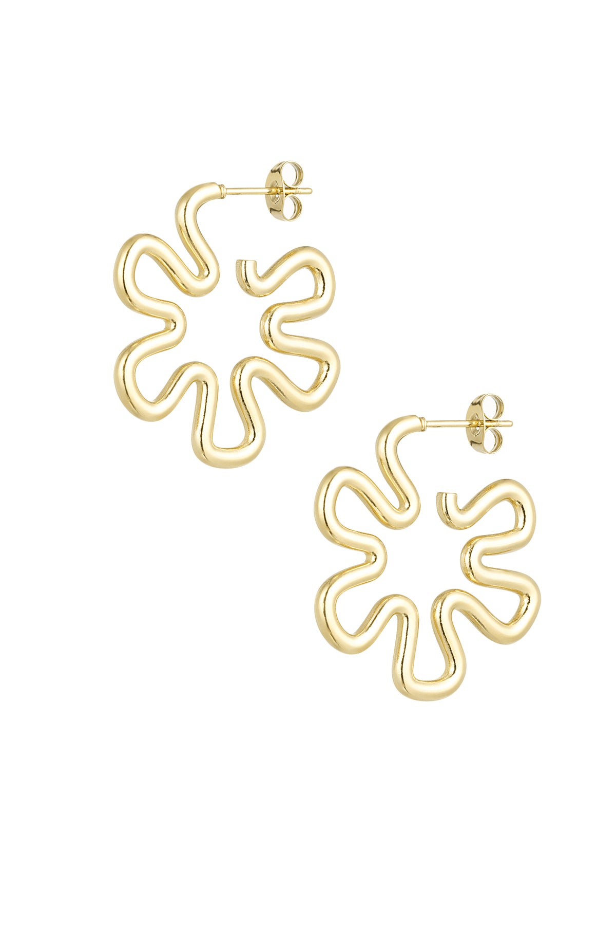 Elegant Stainless Steel Hoop Earrings for Everyday Glam