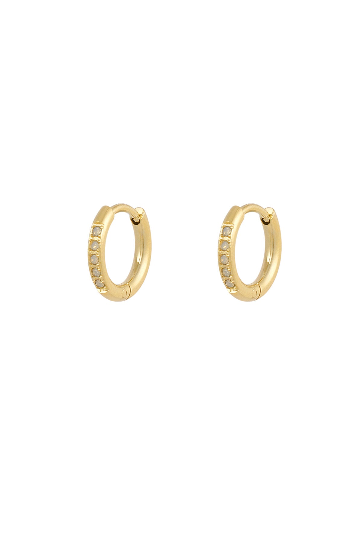Stylish Pink & Gold Circle Hoop Earrings for Everyday Glam