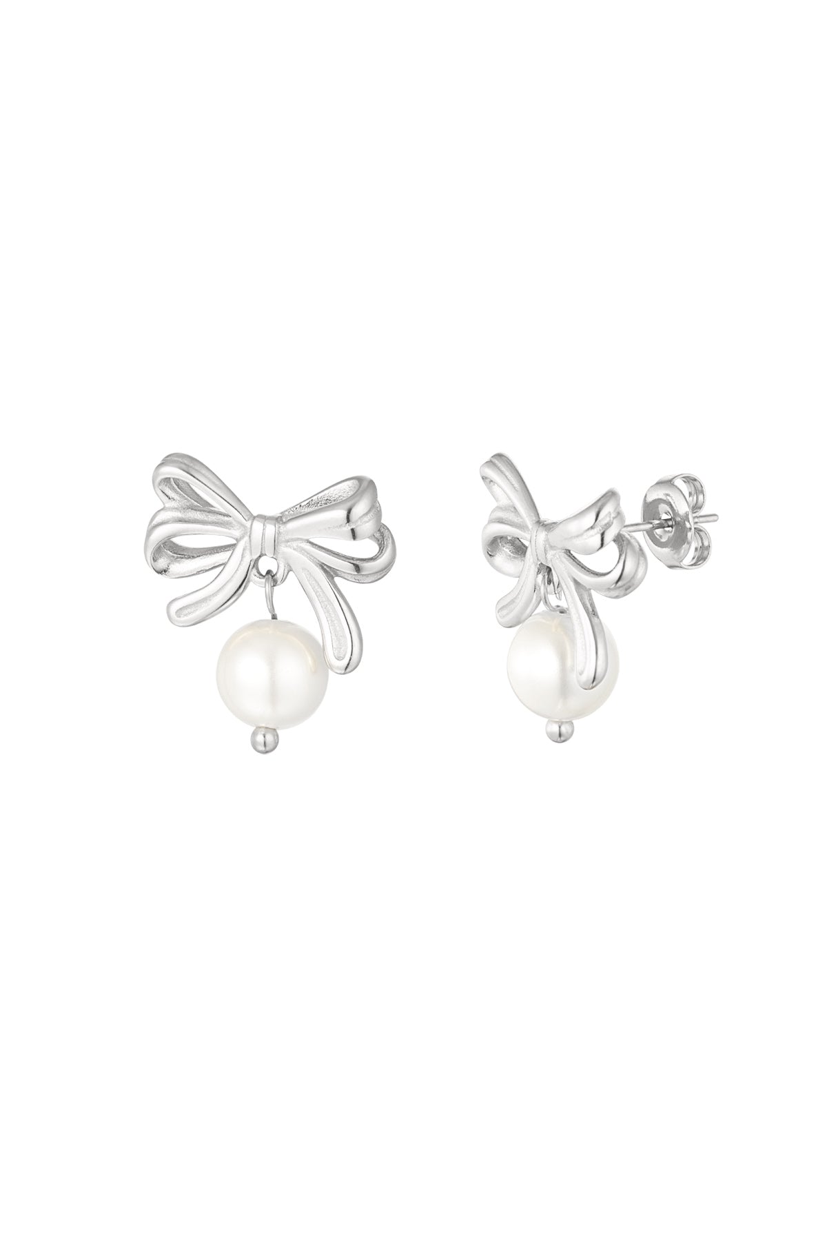 Elegant Drop Earrings in Silver and Gold