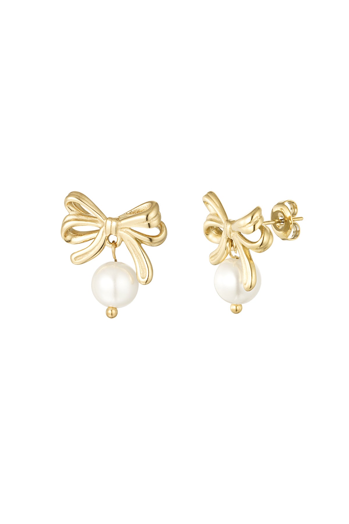Elegant Drop Earrings in Silver and Gold