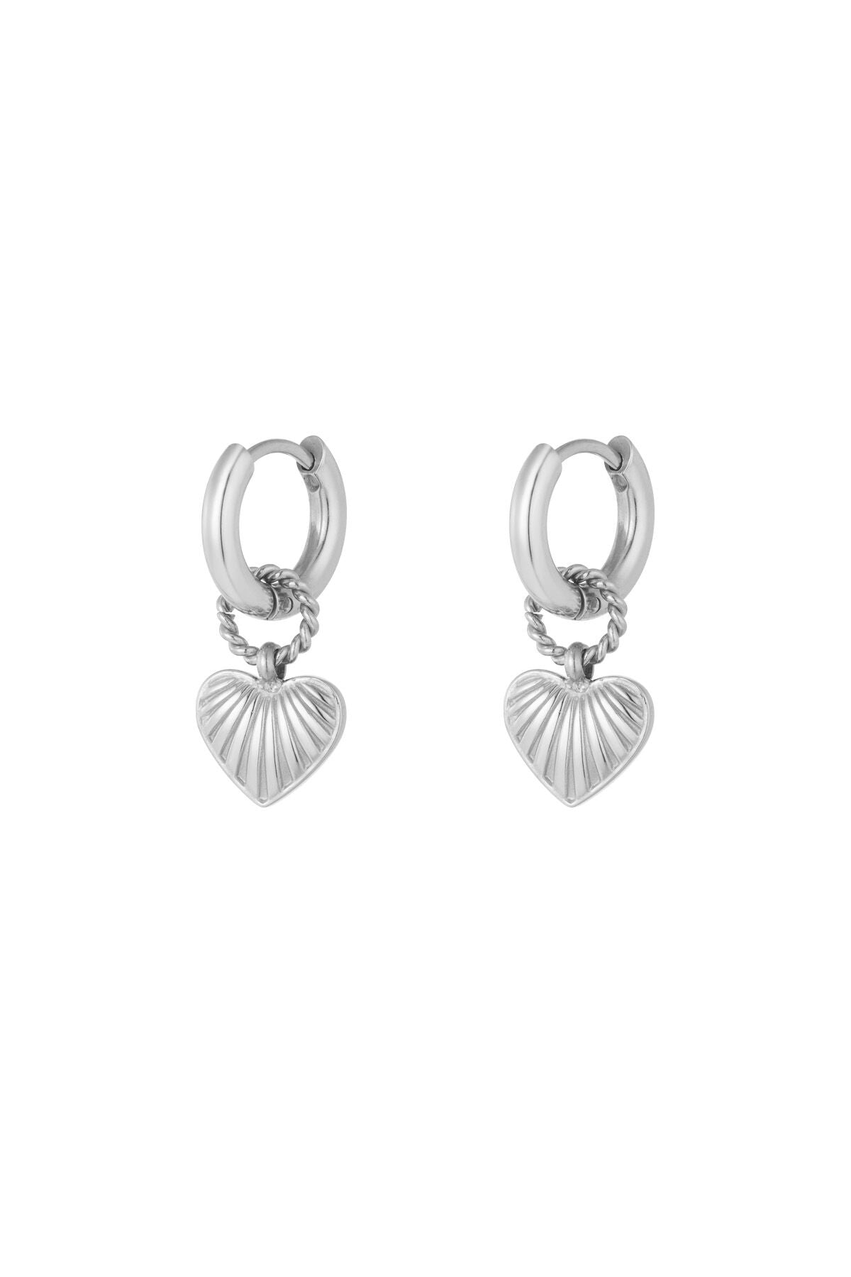 Stylish Drop Earrings in Silver & Gold