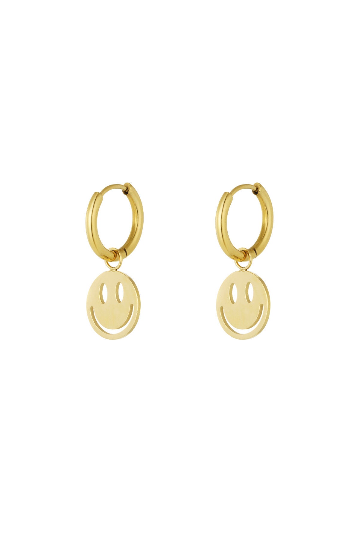 Elegant Smiling Face Drop Earrings for Daily Wear