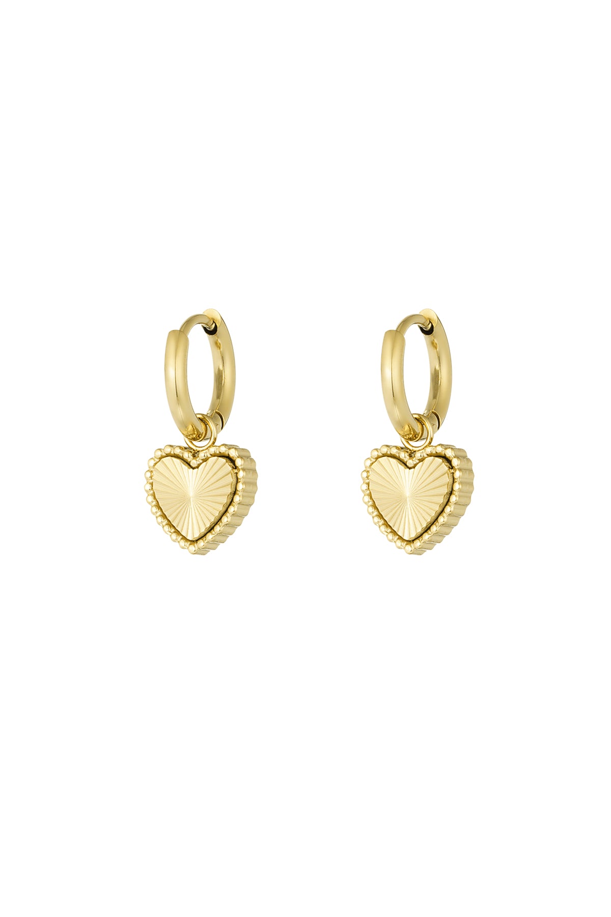 Elegant Heart-Shaped Drop Earrings for Daily Wear