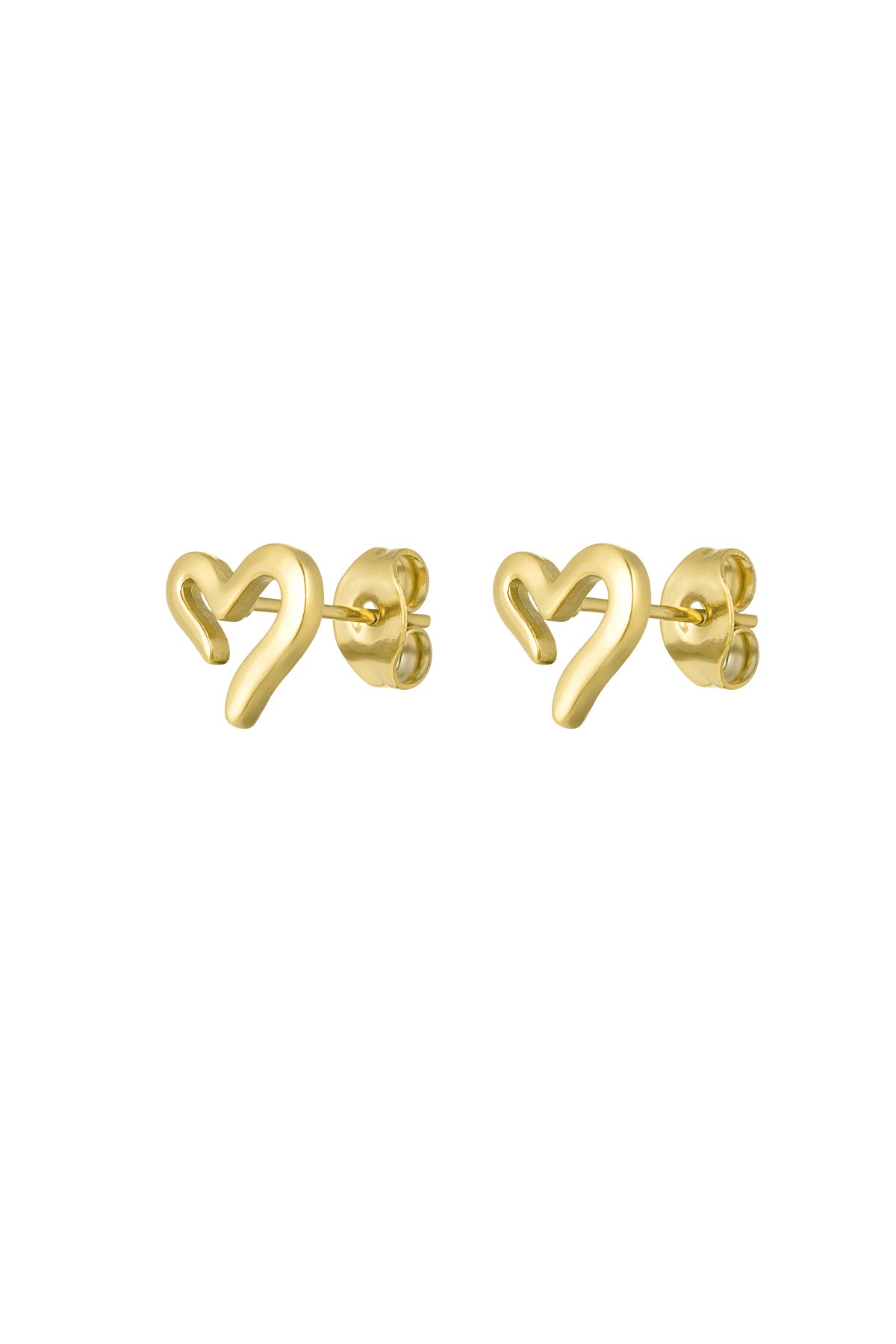 Elegant Mini Heart Stud Earrings for Everyday Wear