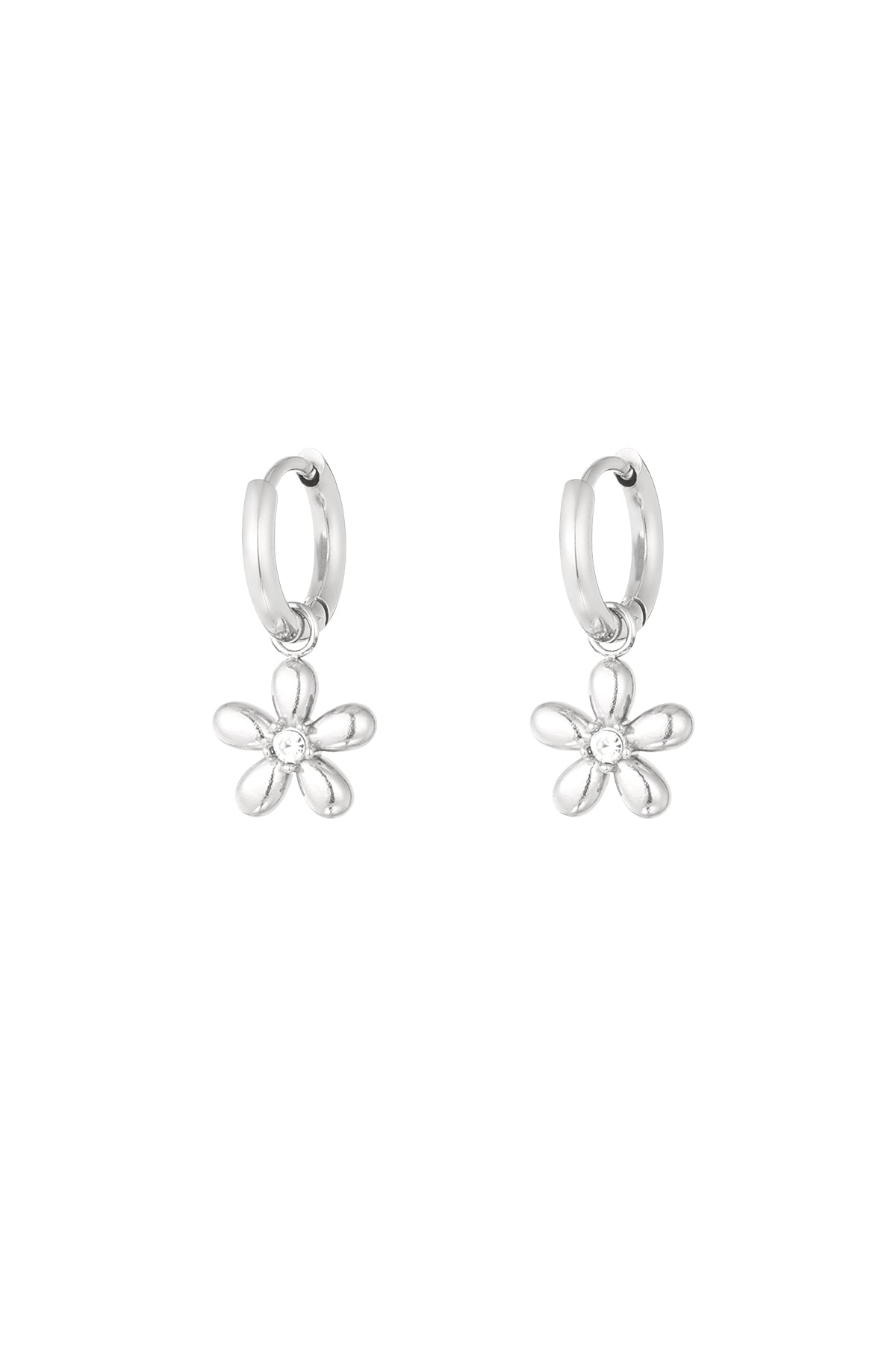 Elegant Drop Earrings in Silver and Gold
