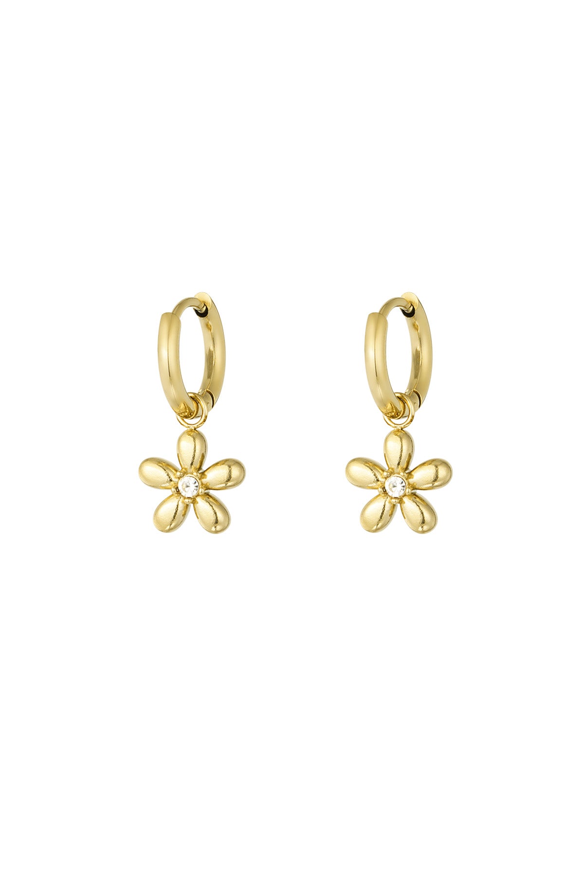 Elegant Drop Earrings in Silver and Gold