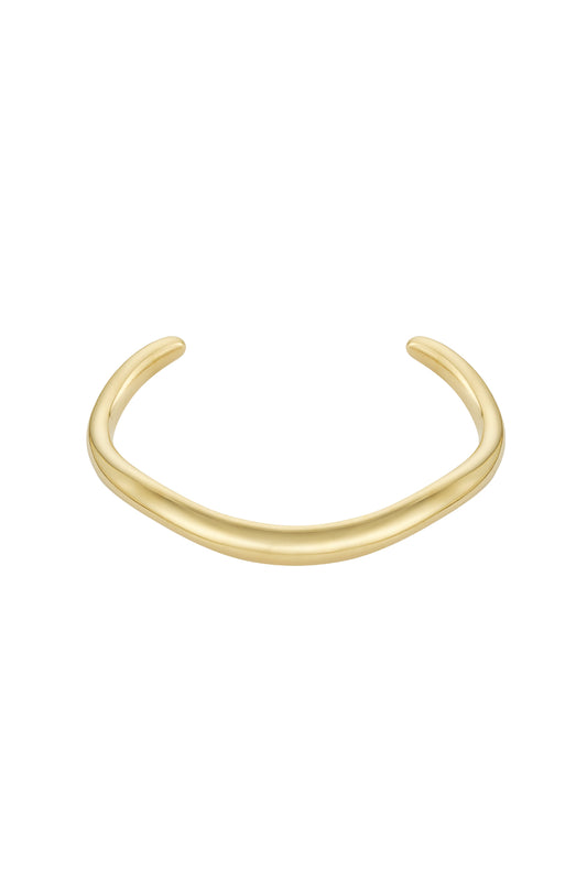 Stylish Stainless Steel Cuff Bracelets - Silver & Gold