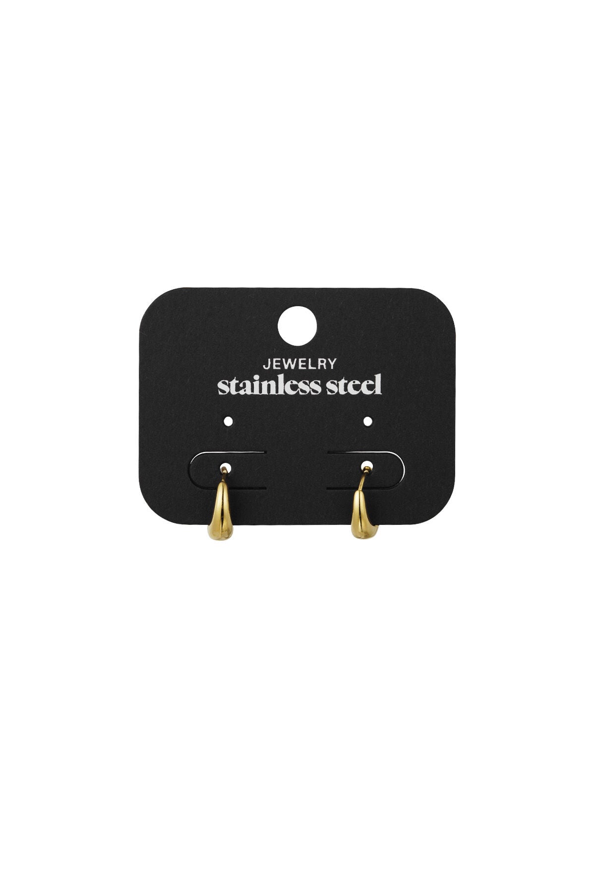 Stylish Basic Hoop Earrings in Silver & Gold