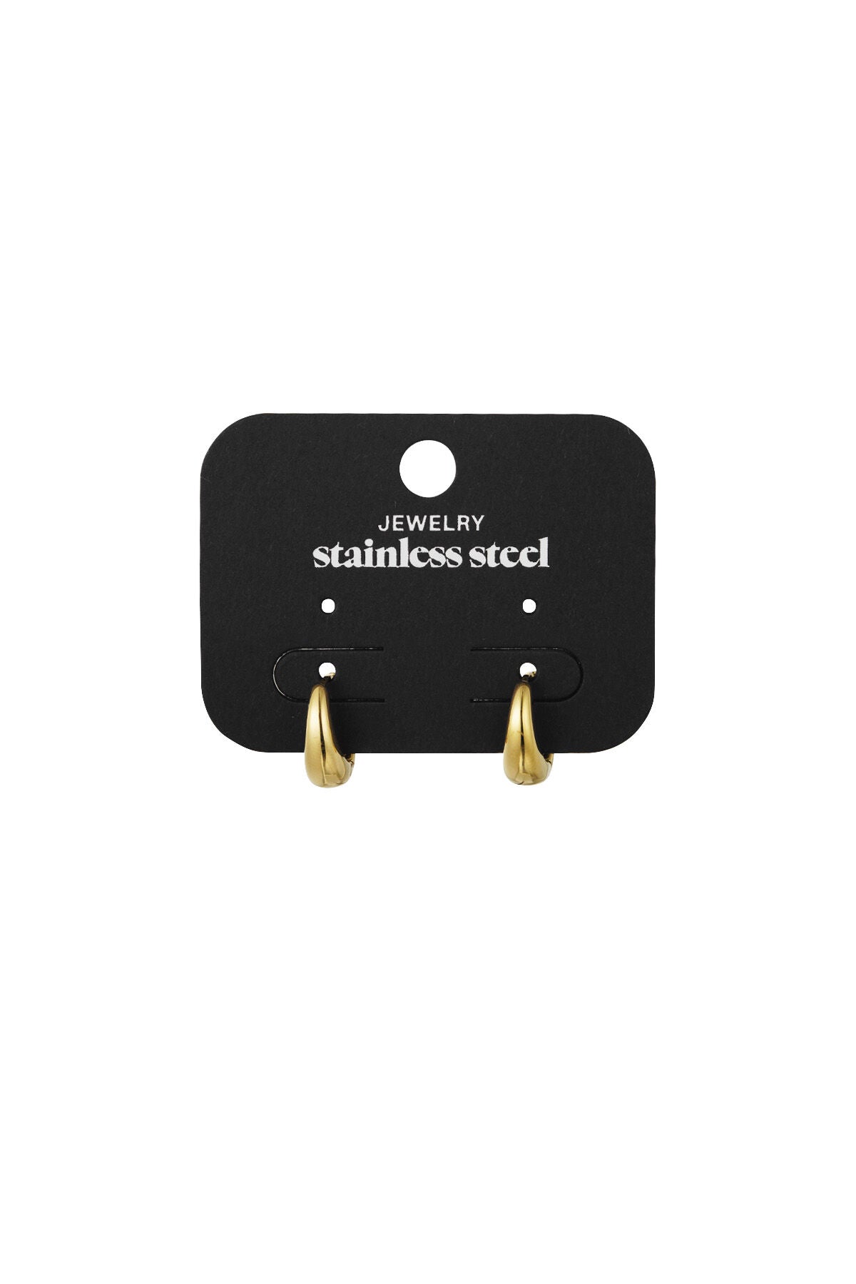 Stylish Basic Hoop Earrings in Silver & Gold