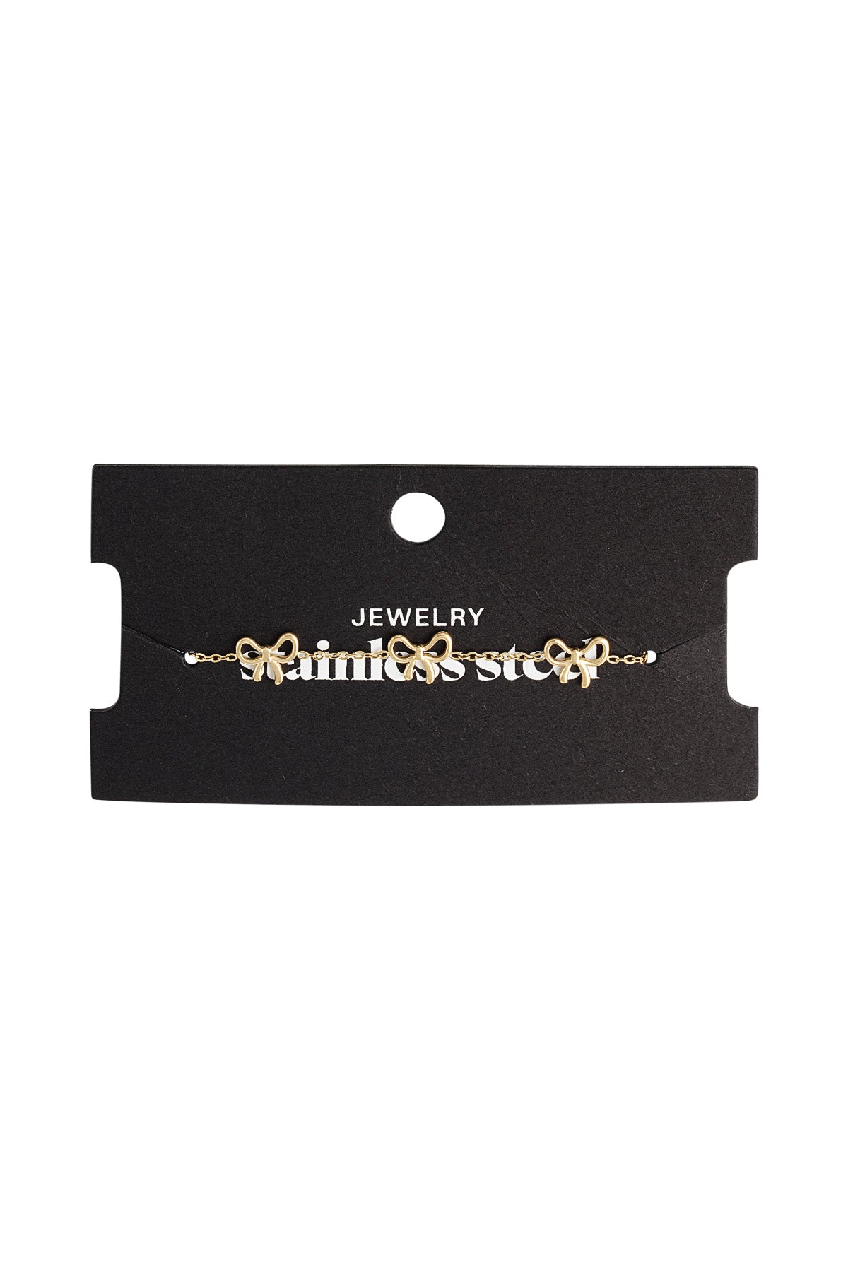 Elegant Stainless Steel Charm Bracelet - Silver & Gold