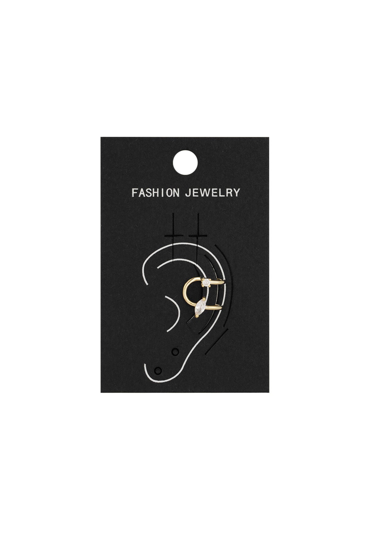 Elegant Silver & Gold Ear Cuffs for Chic Elegance