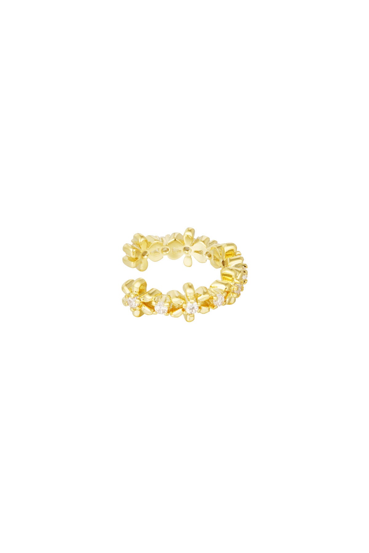 Elegant Flower Ear Cuff for Everyday Chic
