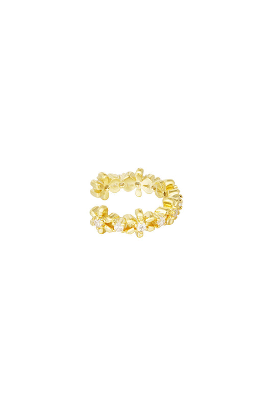 Elegant Flower Ear Cuff for Everyday Chic