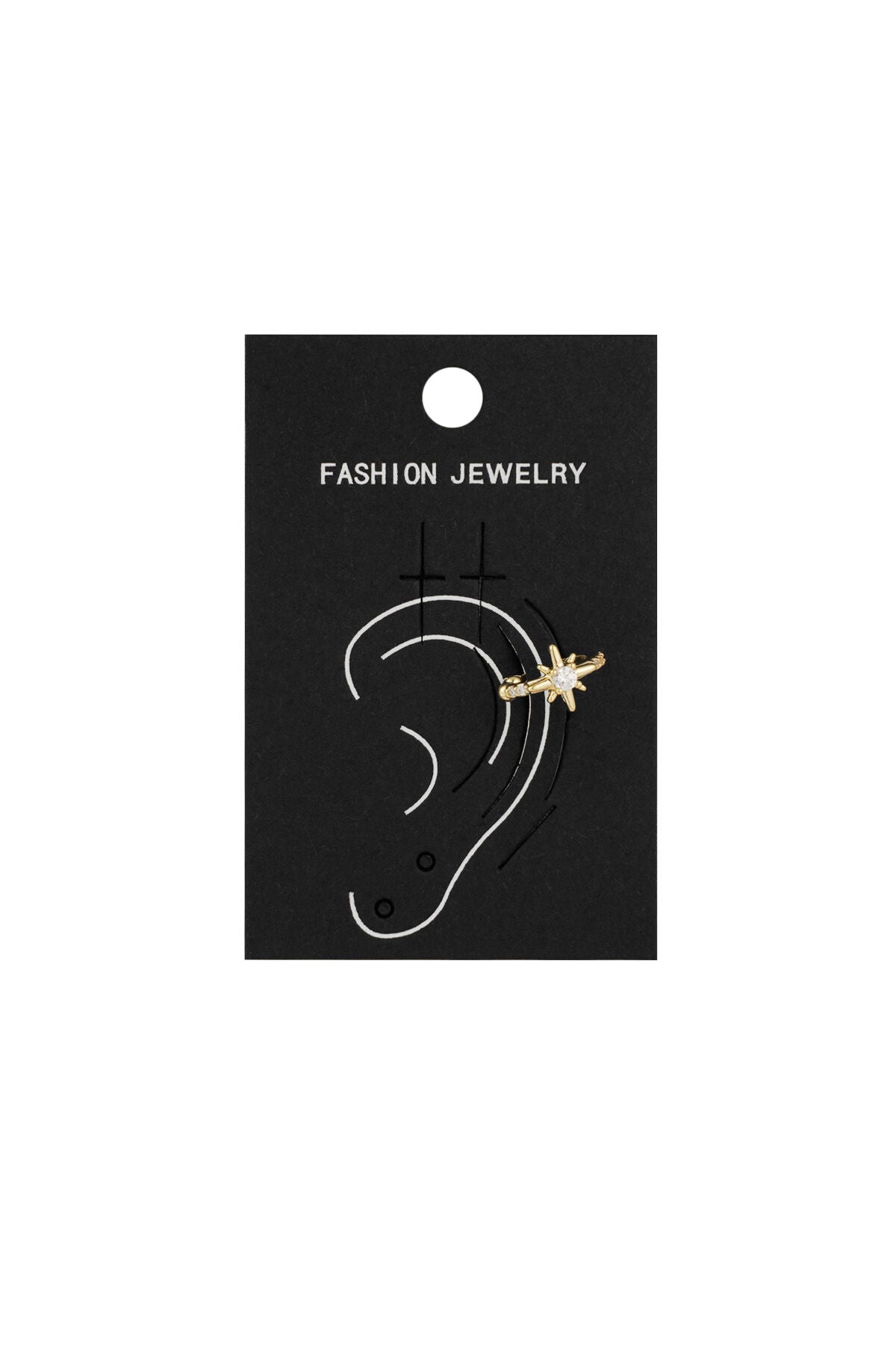 Elegant Copper Ear Cuffs in Silver and Gold
