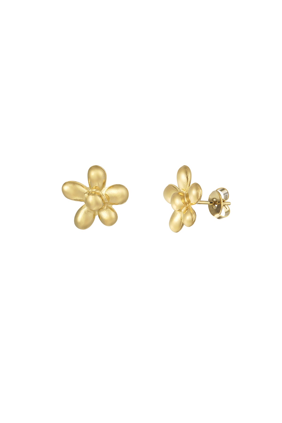 Stylish Mini Stud Earrings in Silver & Gold