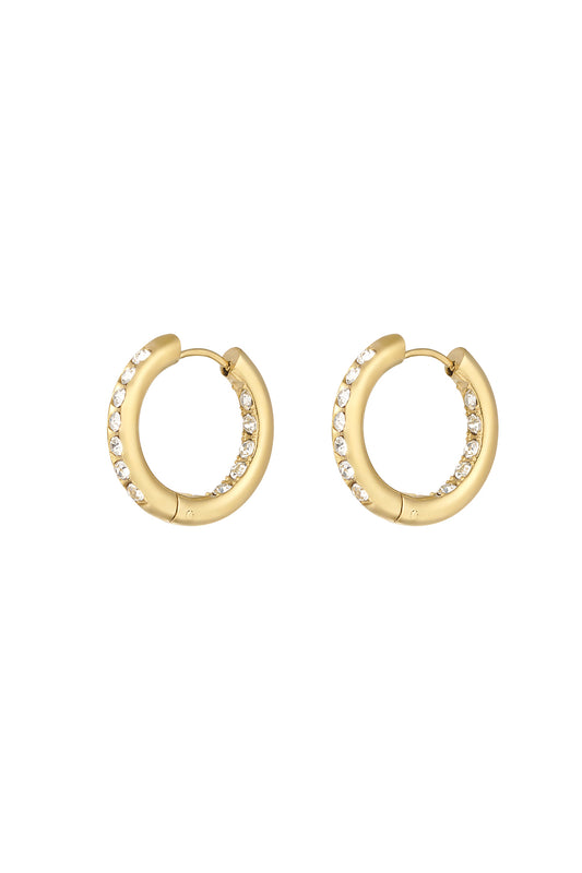 Stylish Pink, Green, Gold Hoop Earrings for Trendsetters
