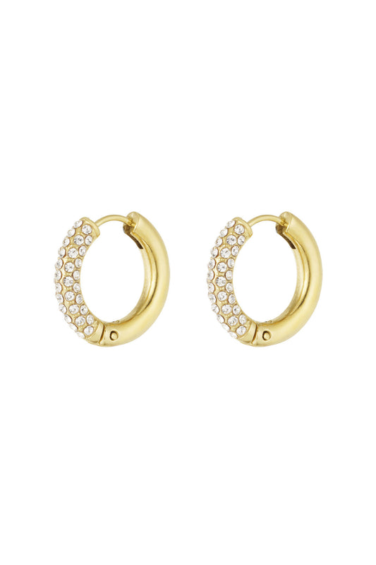 Stylish Pink, Green, and Gold Hoop Earrings for Women