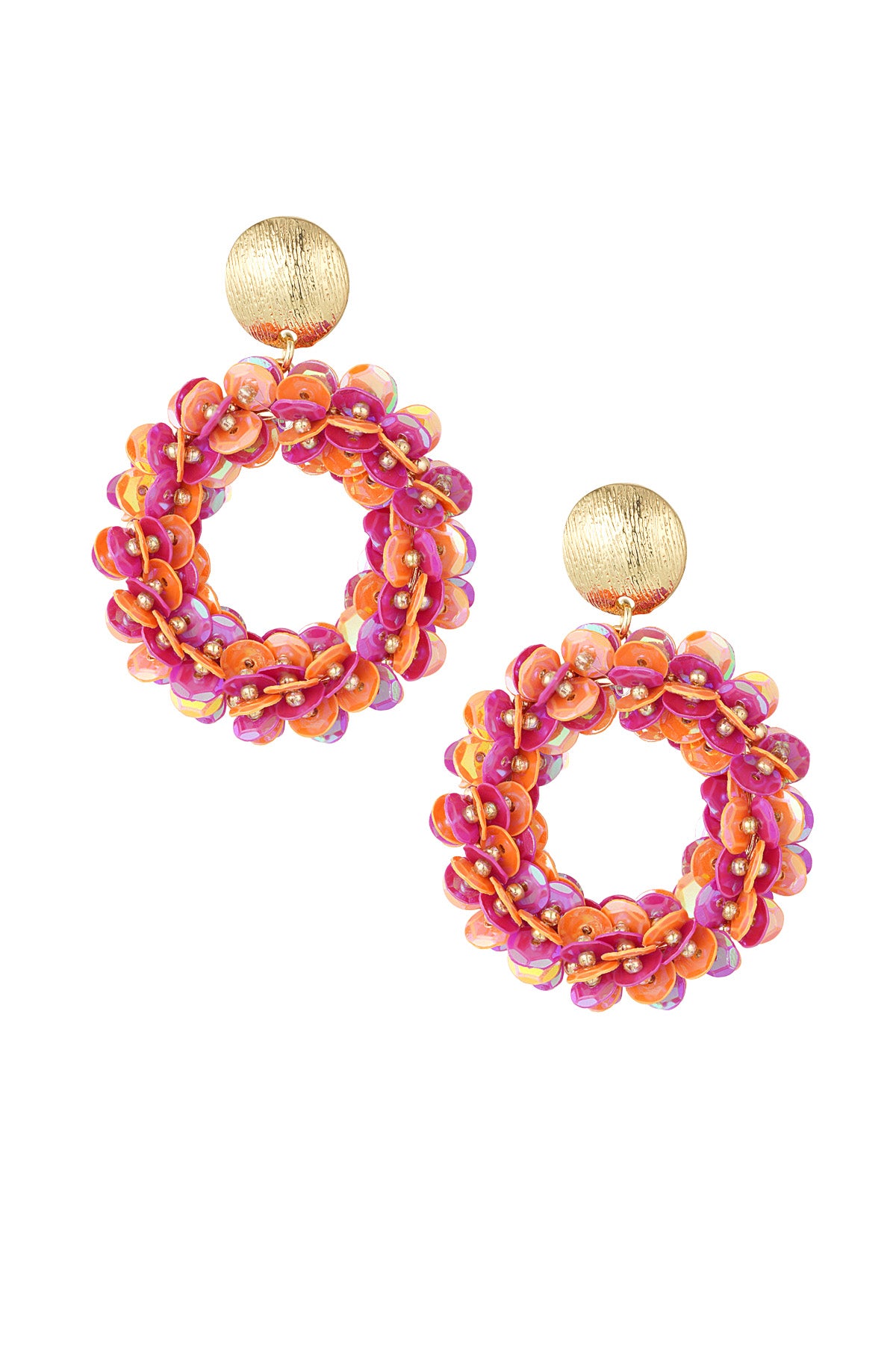 Luxurious Irregular Shape Drop Earrings - Multicolor Options