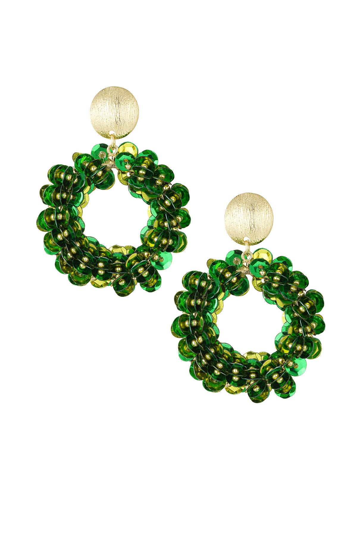 Luxurious Irregular Shape Drop Earrings - Multicolor Options