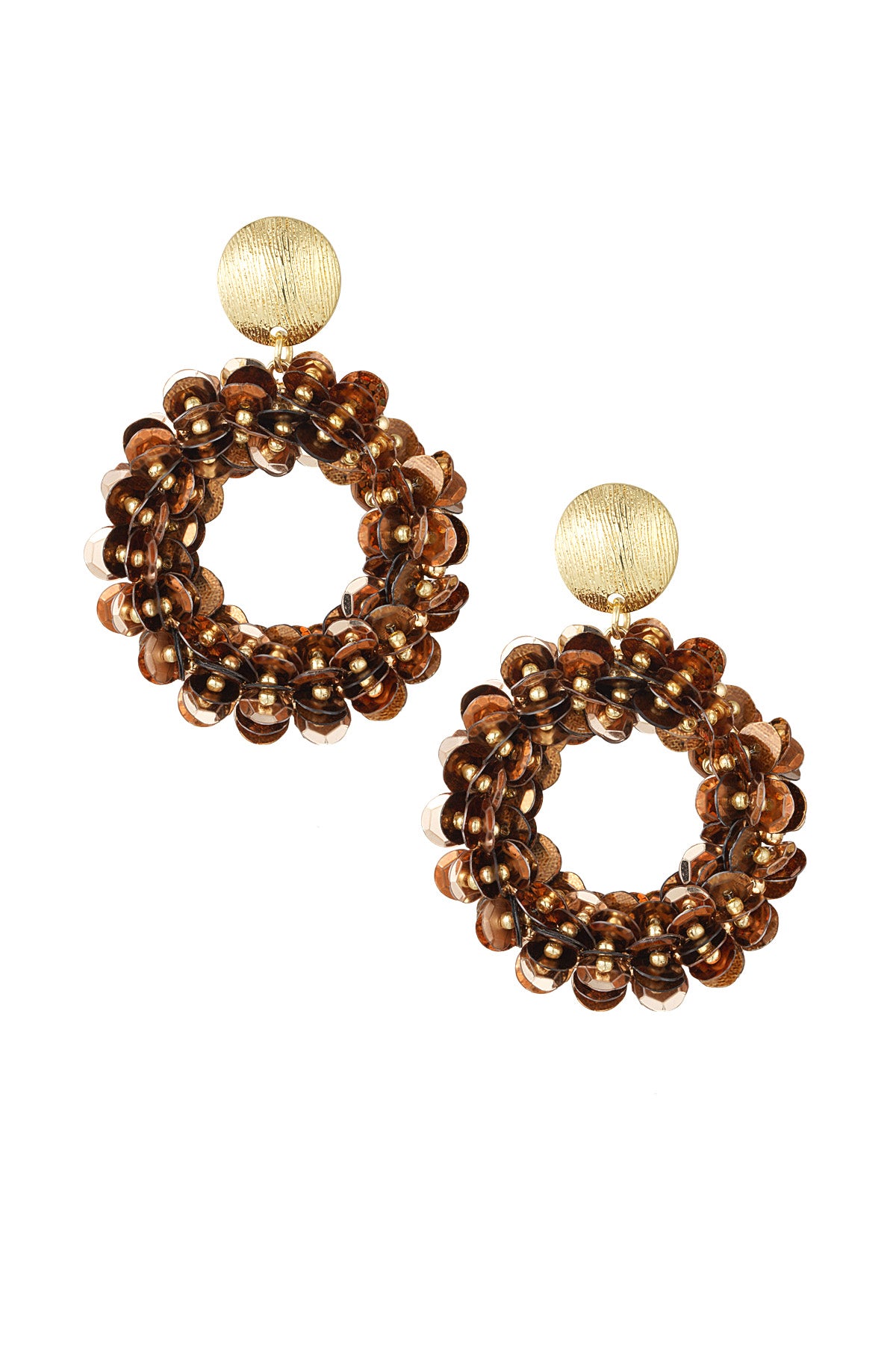 Luxurious Irregular Shape Drop Earrings - Multicolor Options