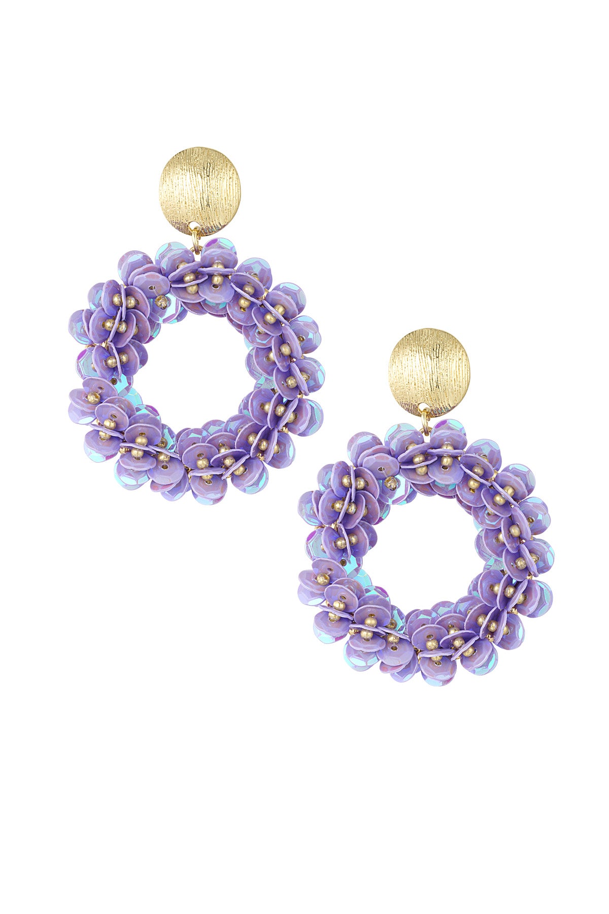 Luxurious Irregular Shape Drop Earrings - Multicolor Options