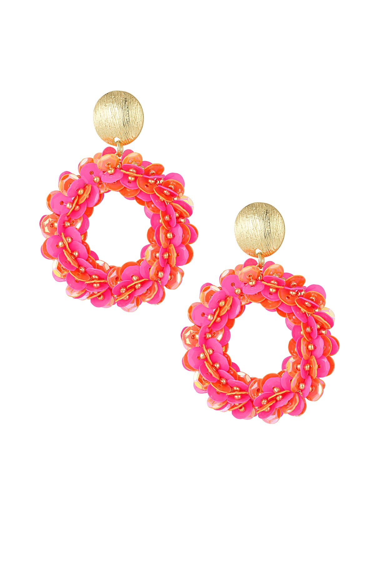 Luxurious Irregular Shape Drop Earrings - Multicolor Options