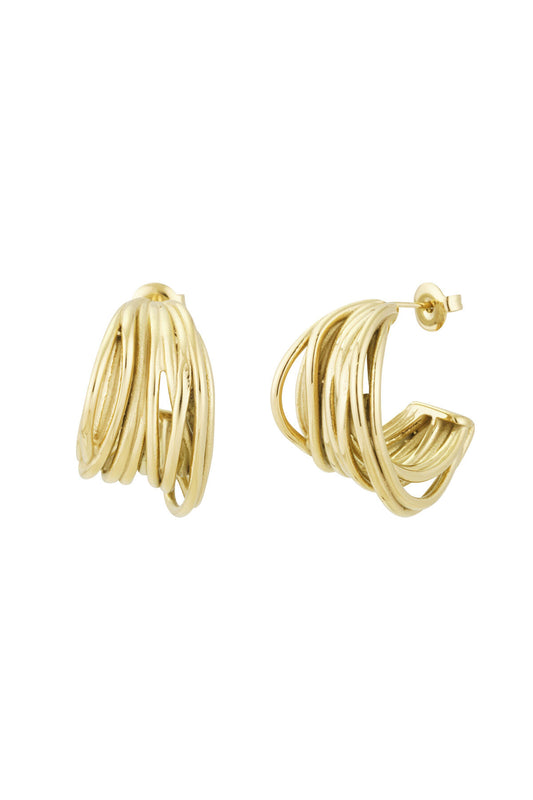 Stylish Silver & Gold Hoop Earrings for Everyday Glam