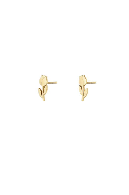Elegant Mini Stud Earrings in Silver & Gold