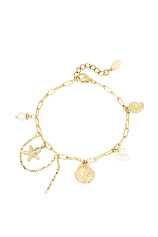 Elegant Silver & Gold Charm Bracelets for Women