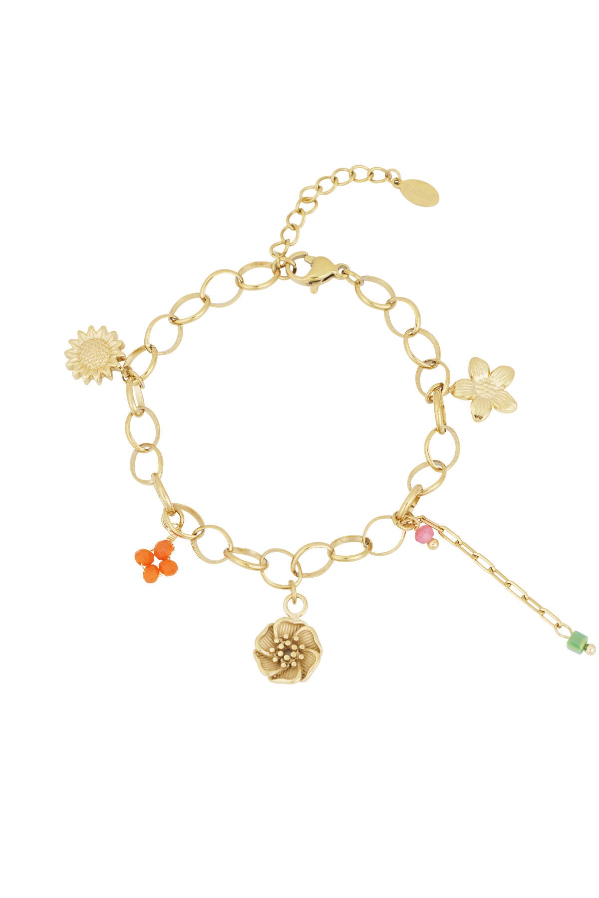 Stylish 304S Steel Charm Bracelets - Silver & Gold