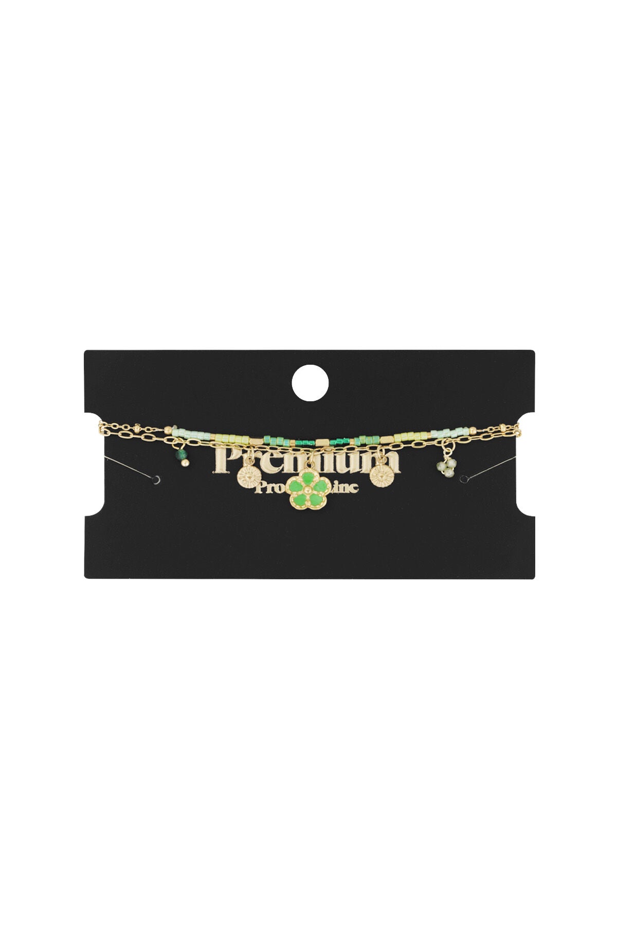 Charming Green & Fuchsia Bracelet for Elegant Style