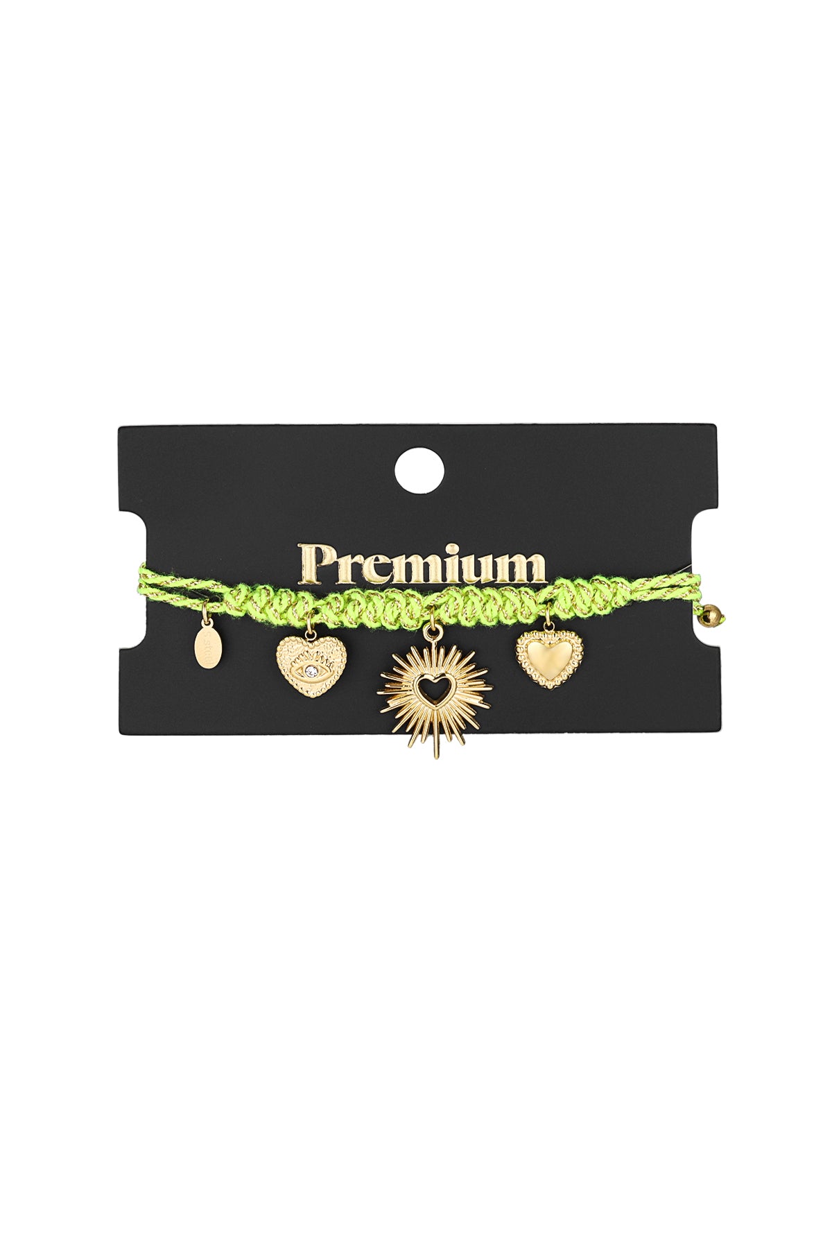 Elegant Green & Beige Braided Bracelet for All Occasions