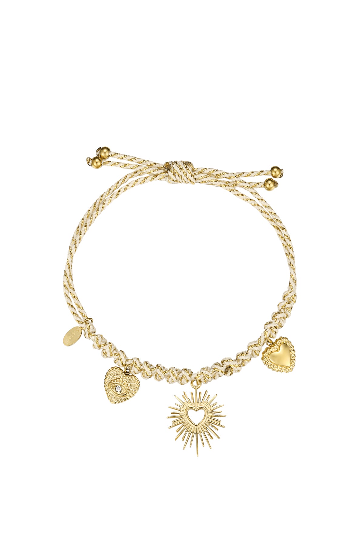 Elegant Green & Beige Braided Bracelet for All Occasions