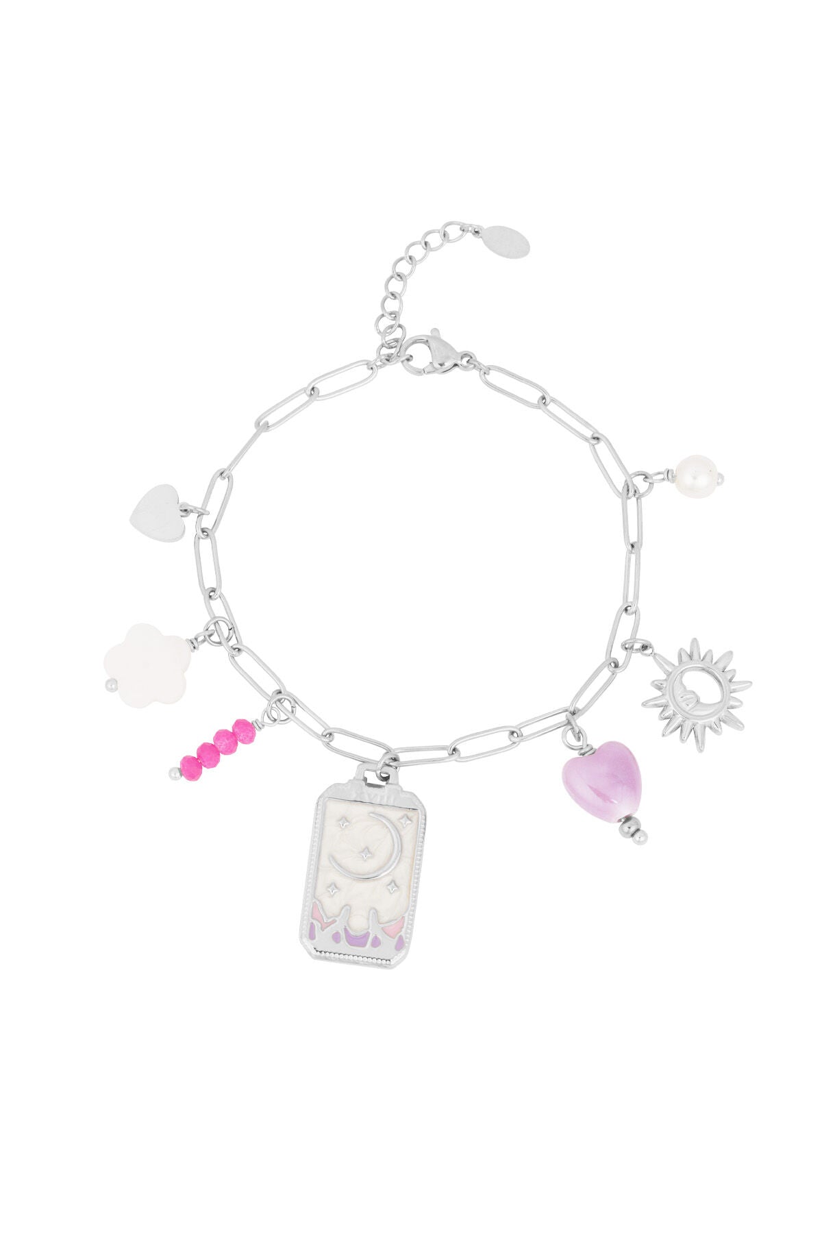 Elegant Charm Bracelets in Silver & Gold