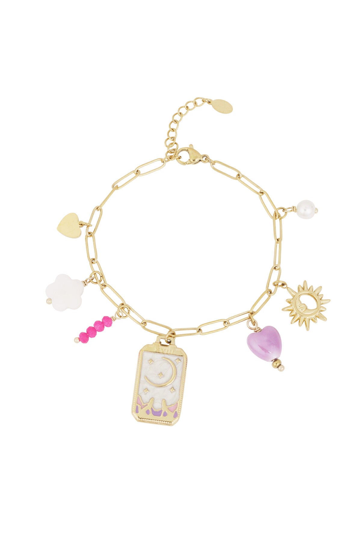 Elegant Charm Bracelets in Silver & Gold