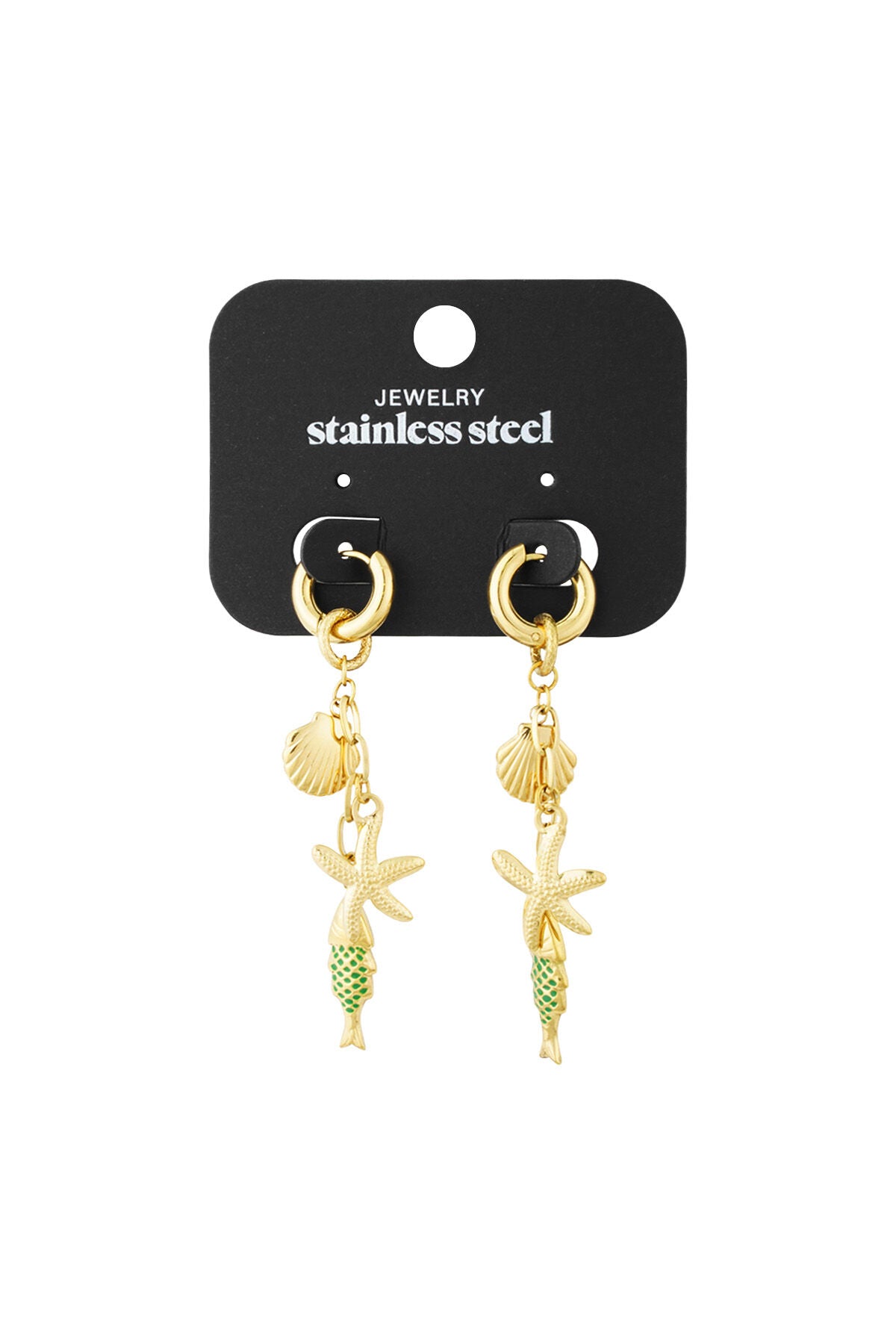 Elegant Statement Drop Earrings in Silver & Gold