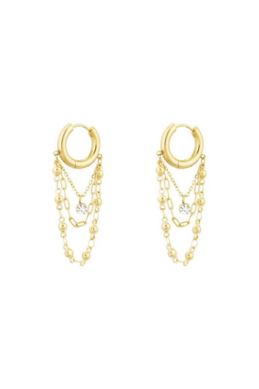 Elegant Silver & Gold Drop Earrings for Every Occasion