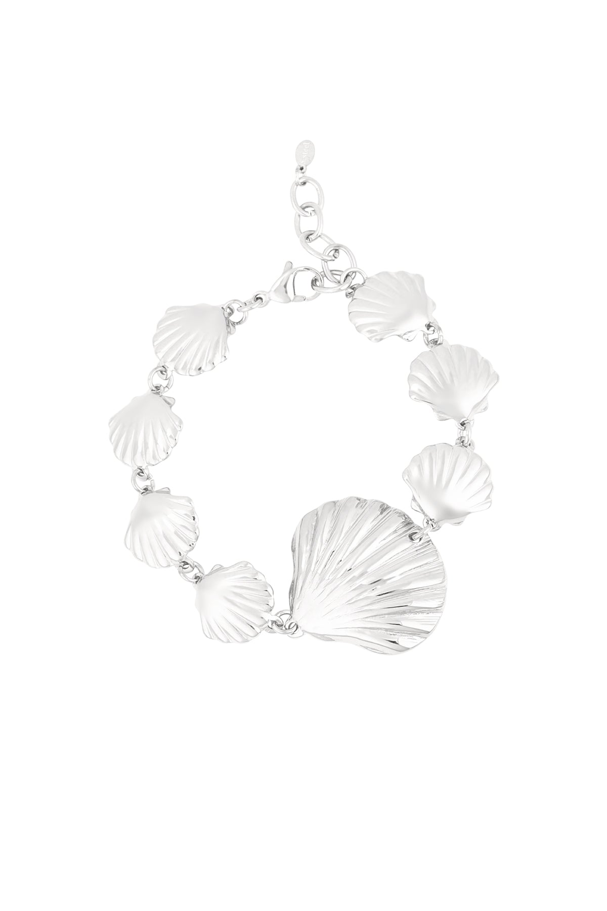 Elegant Statement Charm Bracelet in Silver & Gold