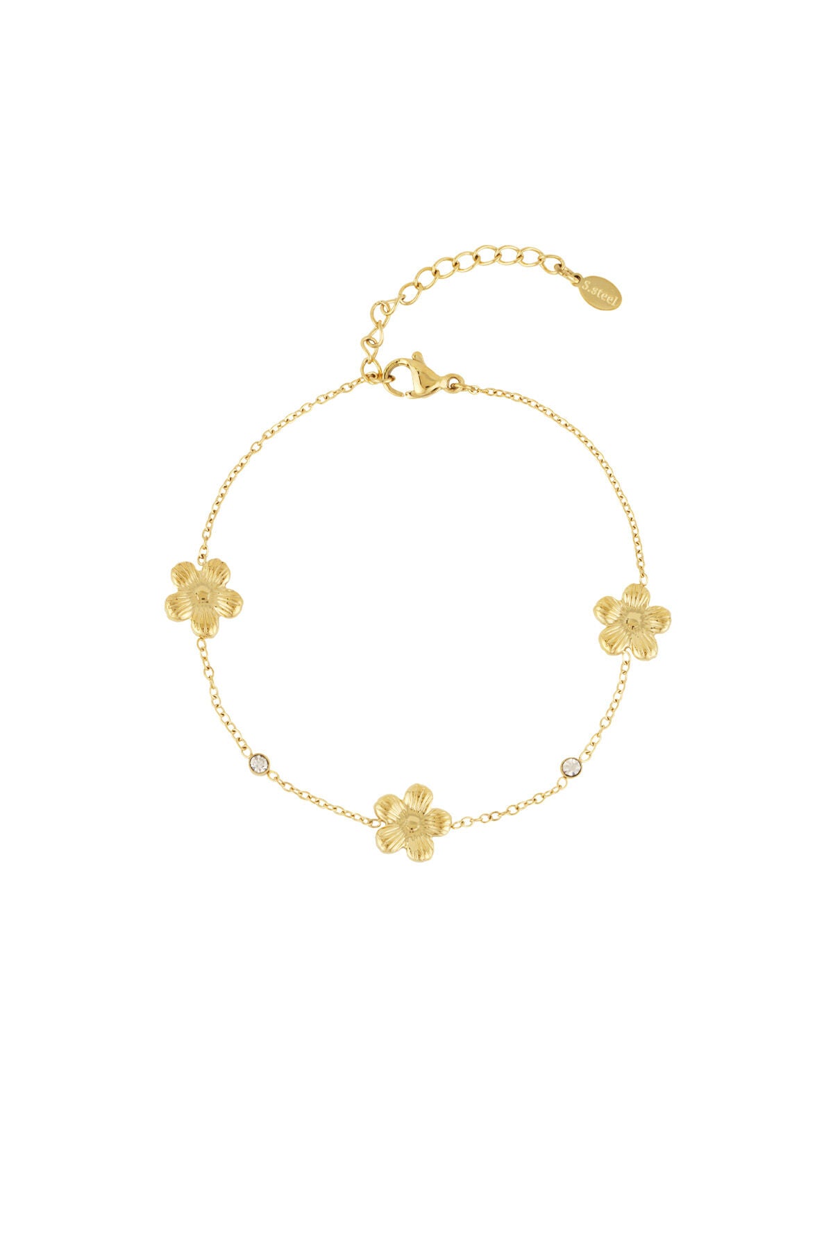 Stylish Stainless Steel Charm Bracelets in Silver & Gold
