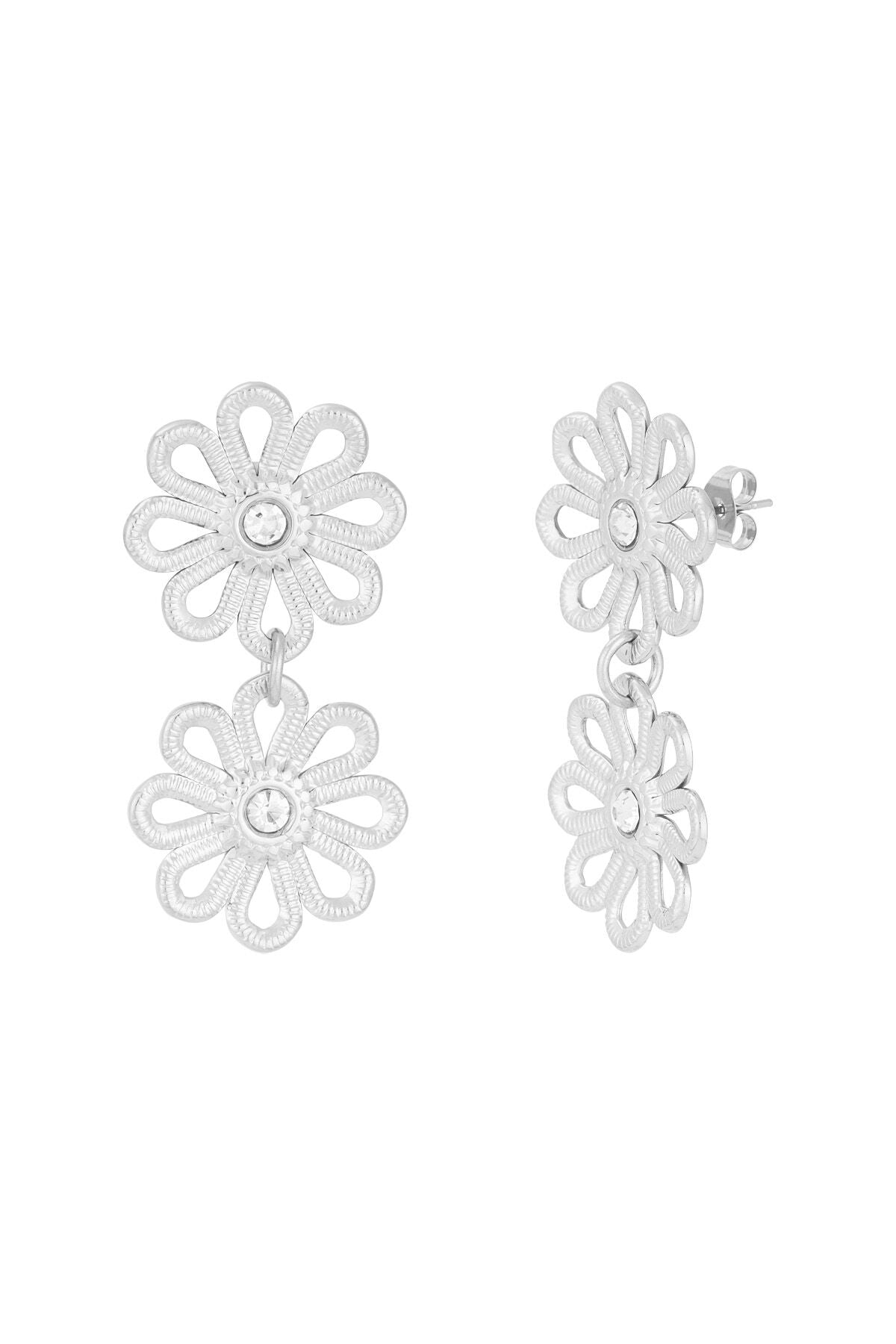 Stylish Flower Drop Earrings for Daily Wear