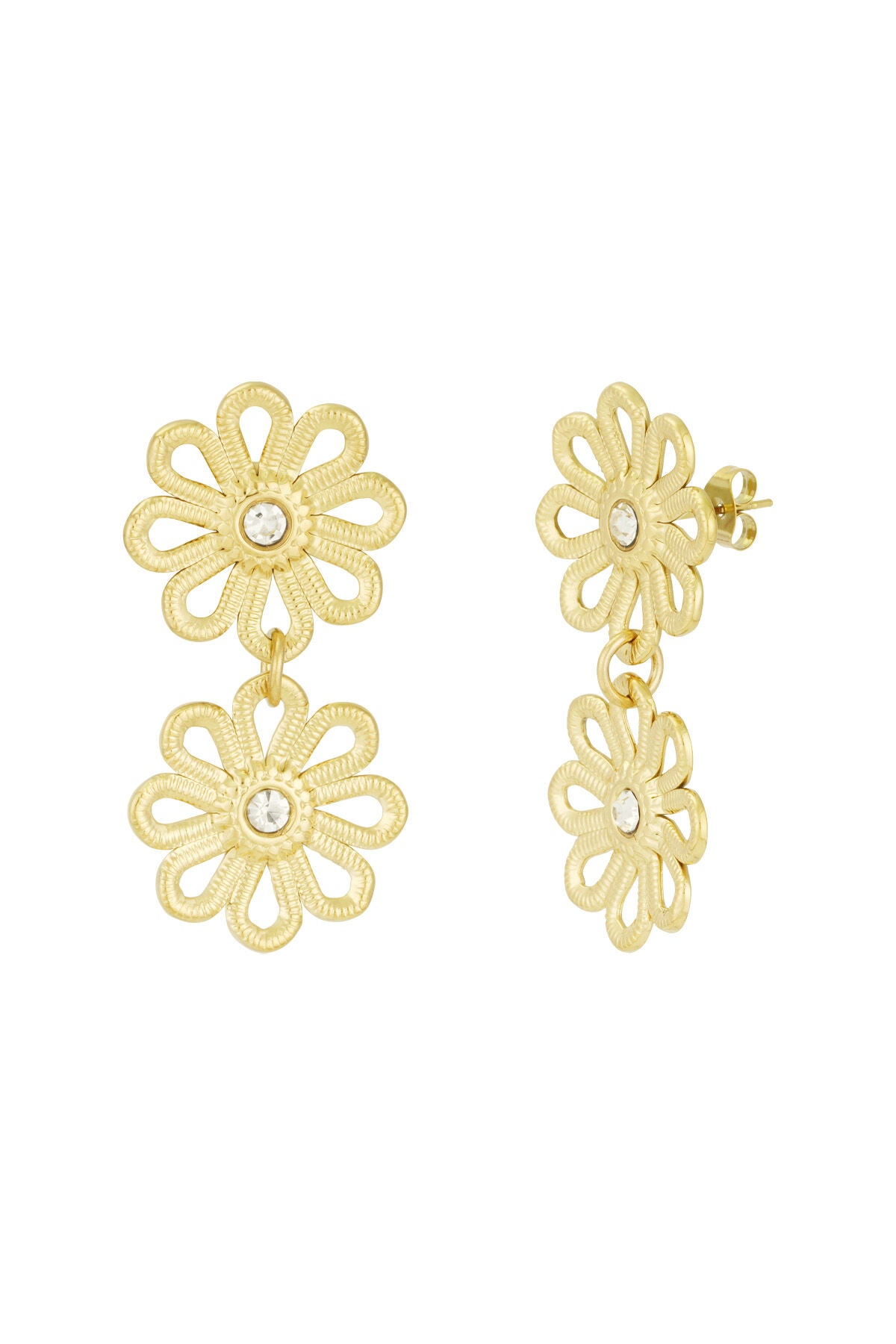 Stylish Flower Drop Earrings for Daily Wear