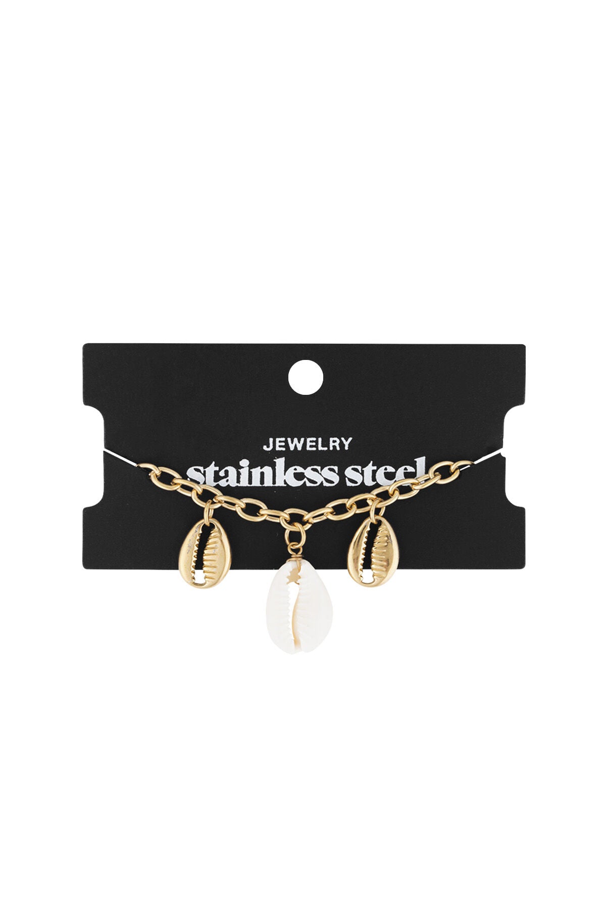 Elegant Stainless Steel Charm Bracelets in Silver & Gold