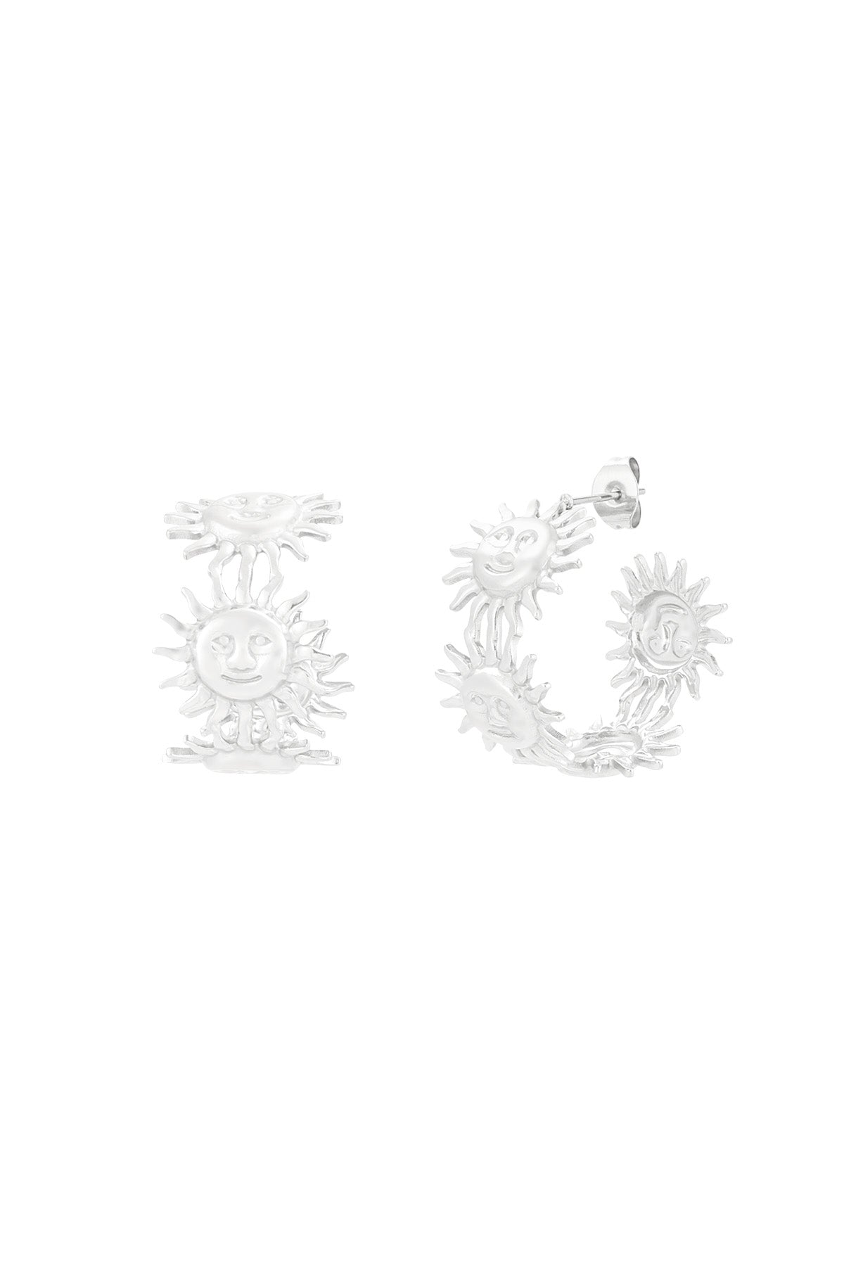 Stylish Stainless Steel Hoop Earrings for Everyday Glam