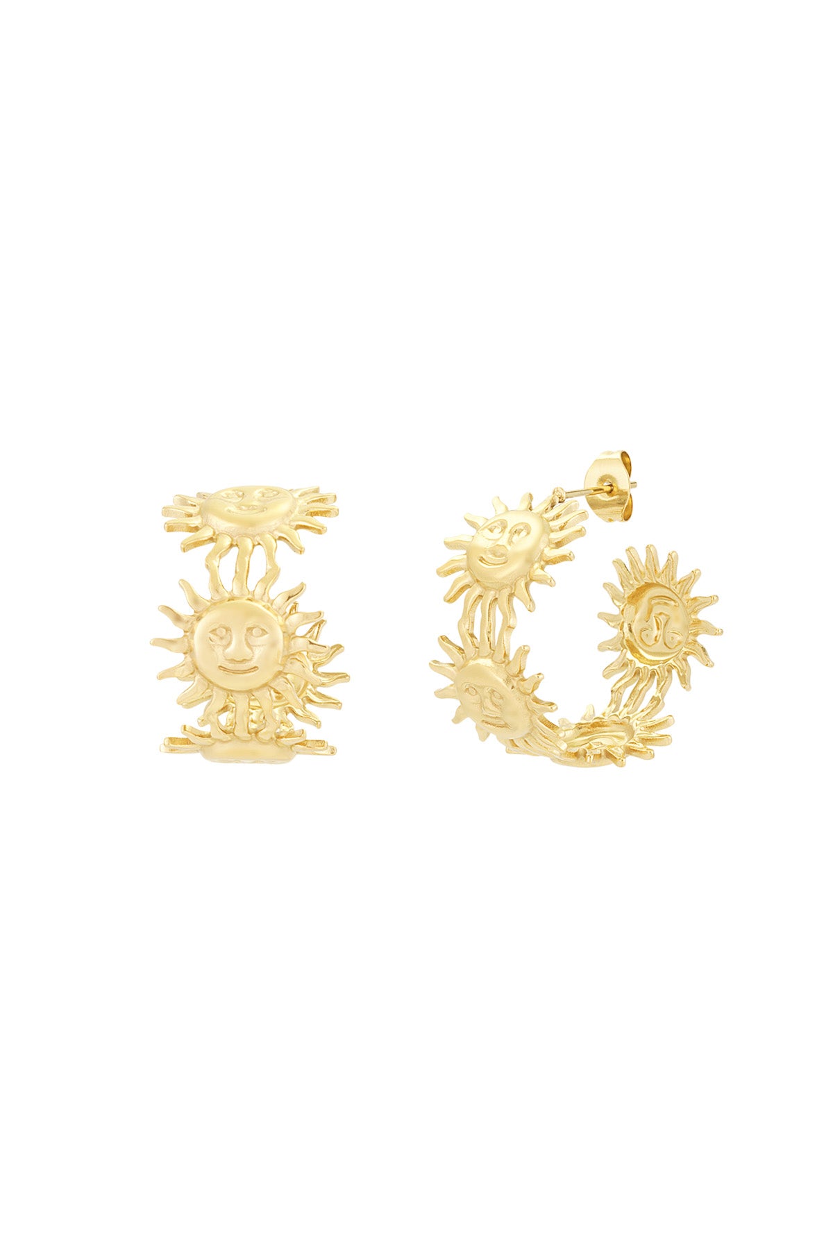 Stylish Stainless Steel Hoop Earrings for Everyday Glam