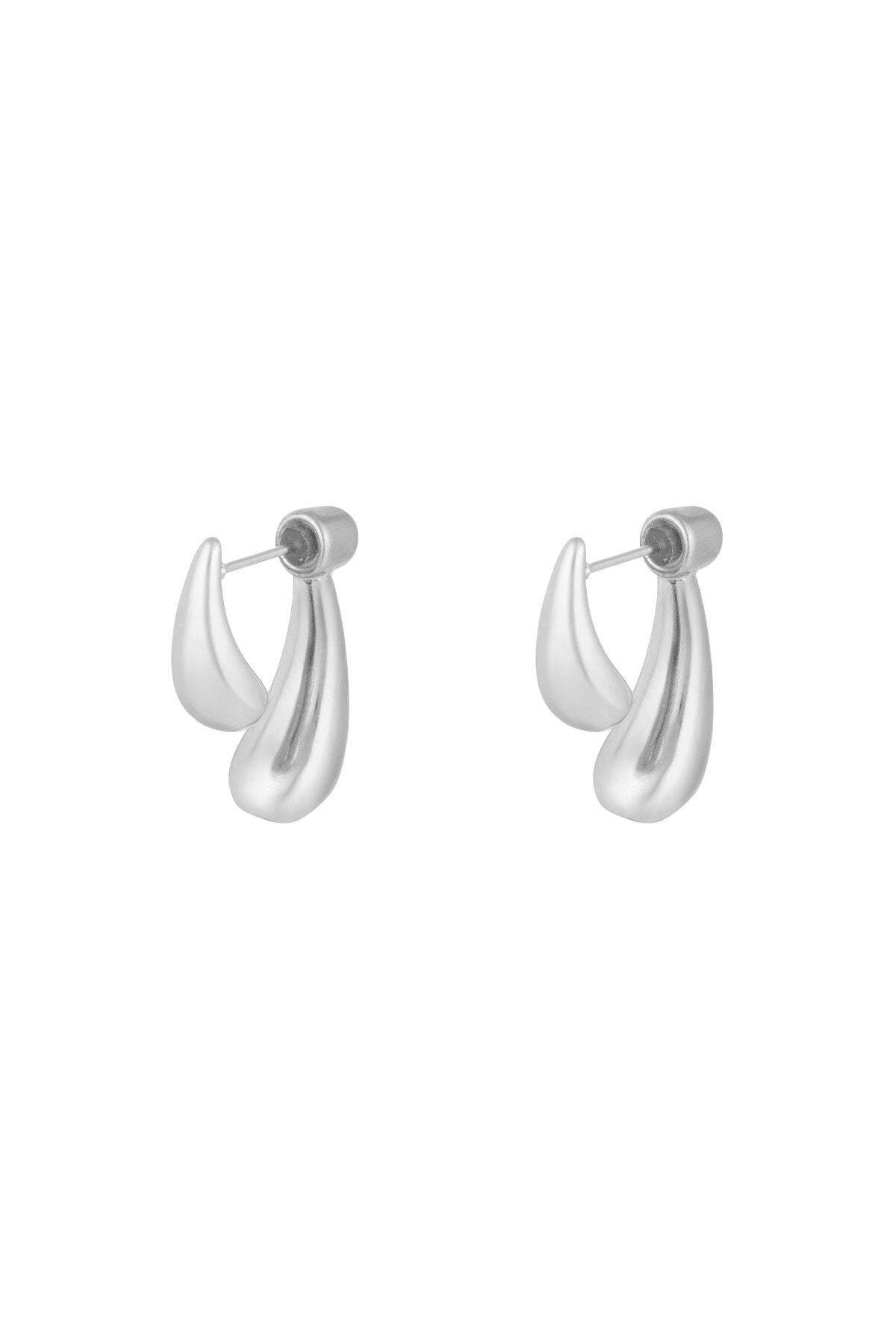 Elegant Mini Stud Earrings in Silver & Gold