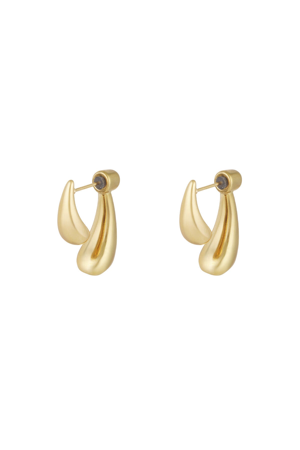 Elegant Mini Stud Earrings in Silver & Gold