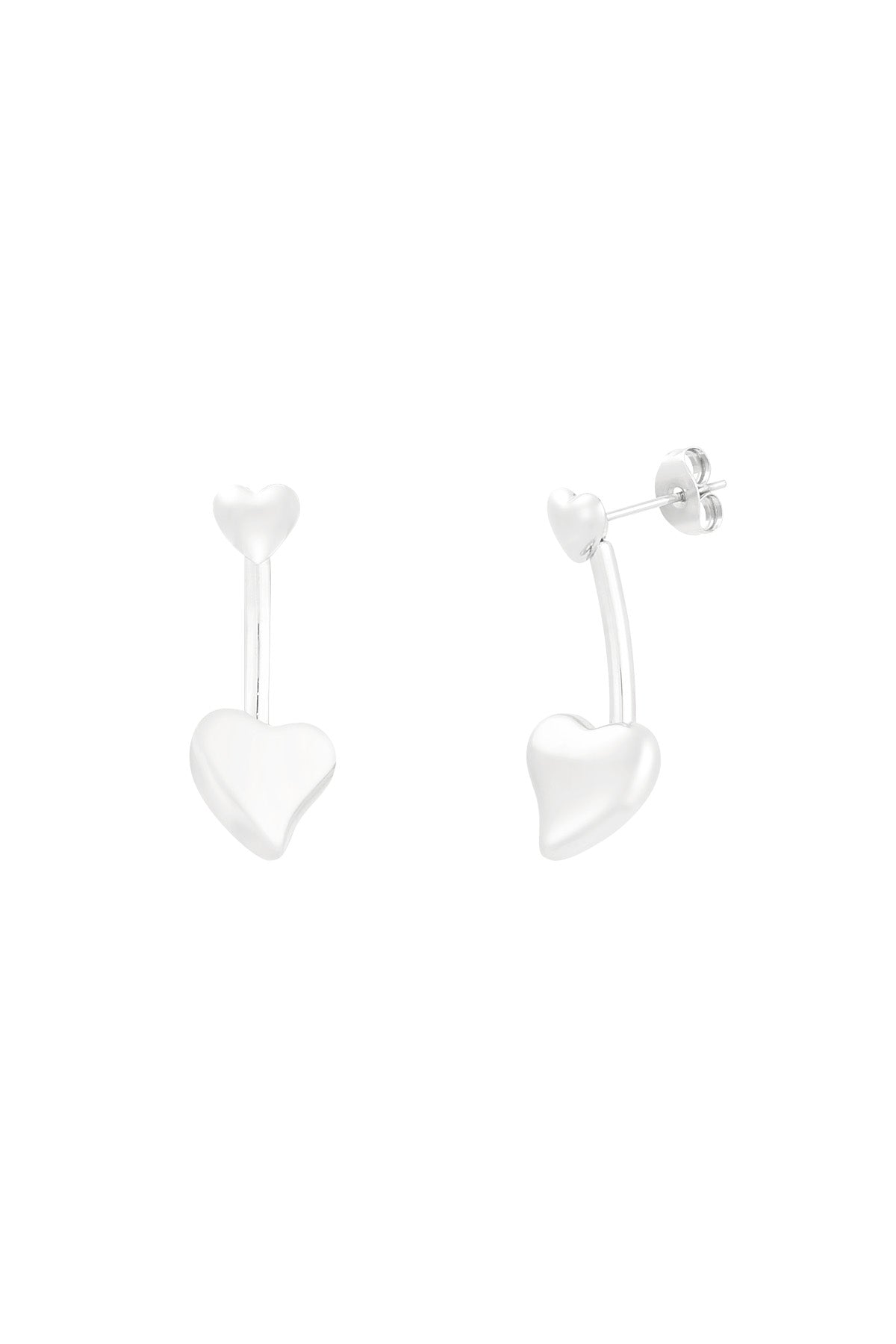 Elegant Mini Stud Earrings in Silver & Gold