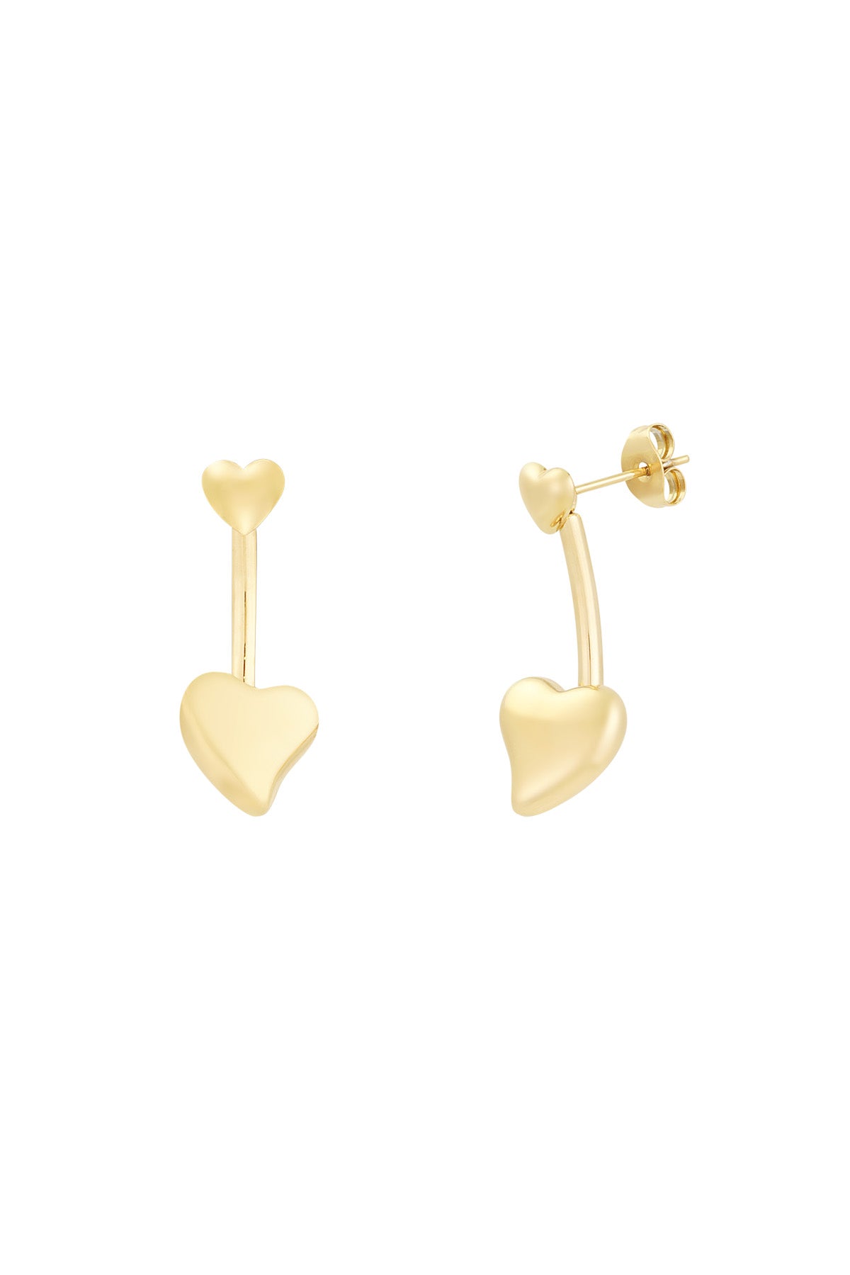 Elegant Mini Stud Earrings in Silver & Gold
