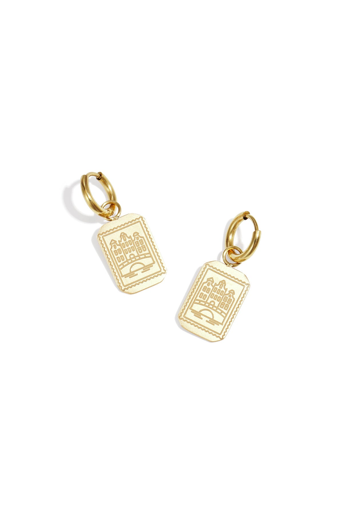 Stylish Rectangle Drop Earrings for Everyday Wear