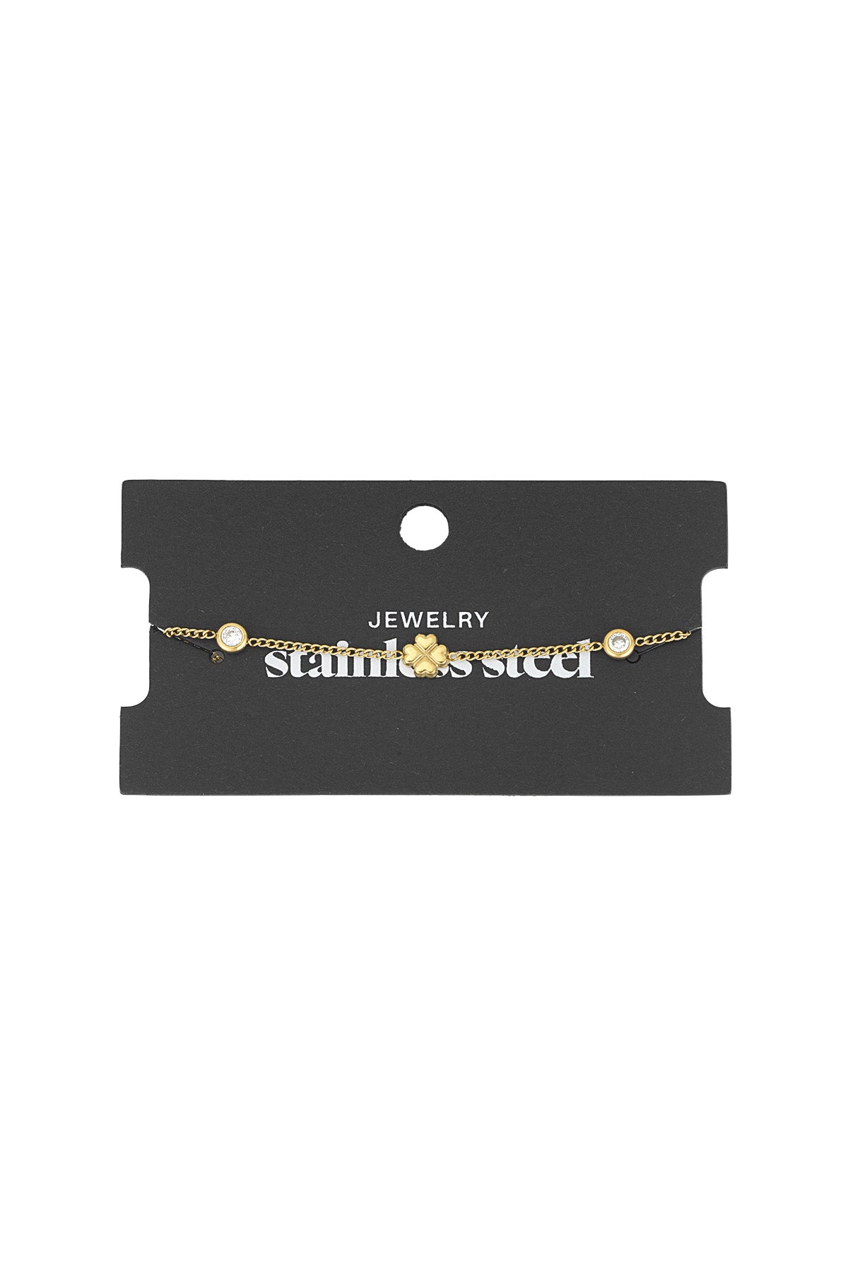 Elegant Stainless Steel Charm Bracelets in Silver & Gold